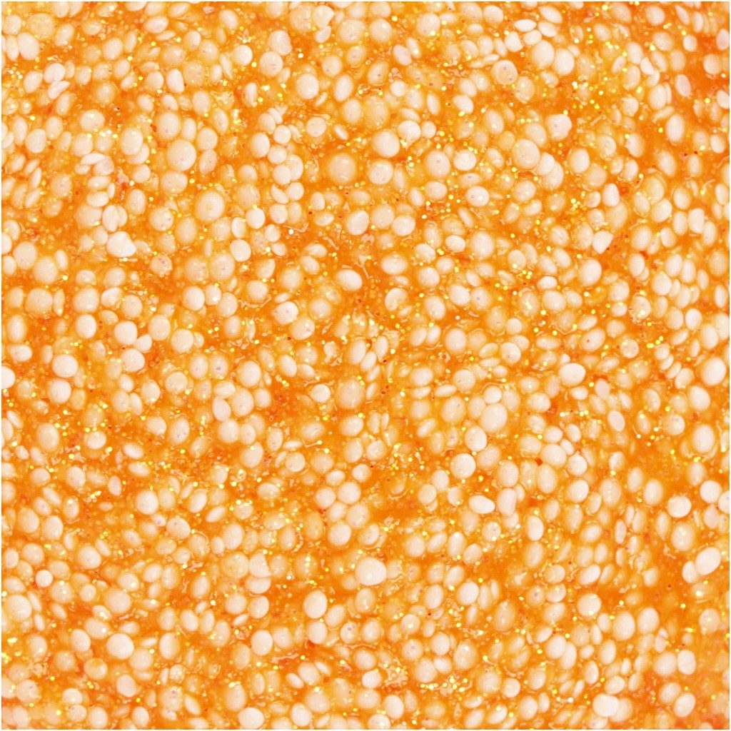780863 Orange Glitter Foam Clay