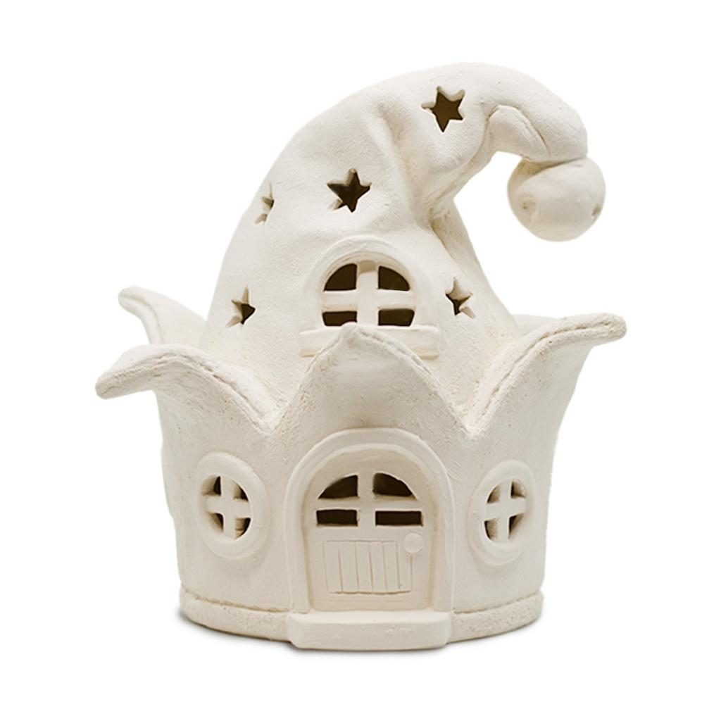 Elf House Lantern Plain Bisqueware Paint Your Own Pottery Ceramic Blank