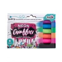 Graffiti Bullet Tip Marker - Neon (6 pack) 37315 by Tulip