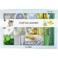 CH54459 Craft Mix Kit, Monsters, Assorted Colours