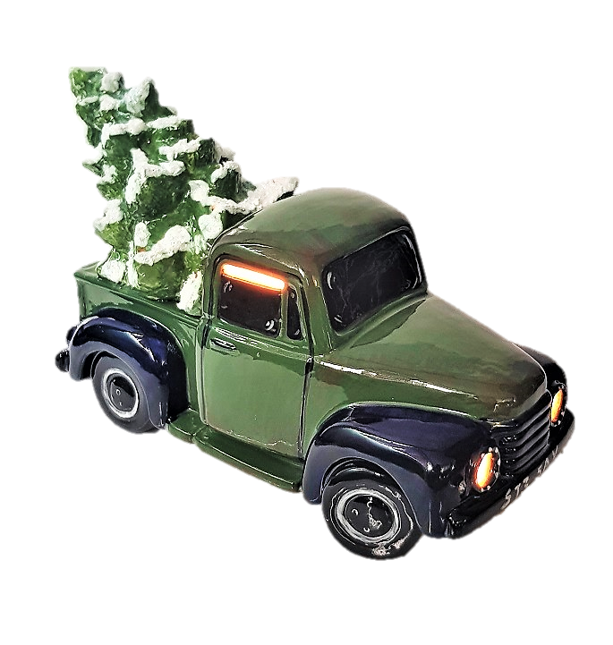 5312 Vintage Truck with Tree (Lit)