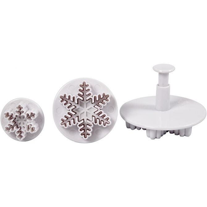Snowflake Clays Stamp Cutters (3pc)