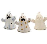 7494 Party Animal Ghost Painted Bisqueware Paint Your Own Pottery