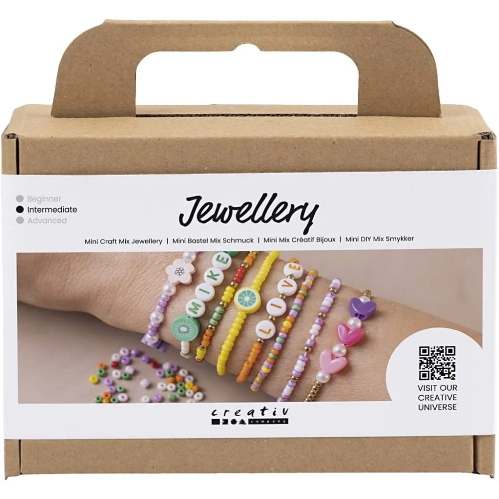 CH977616 Mini Craft Mix Jewellery, Colourful Bracelets