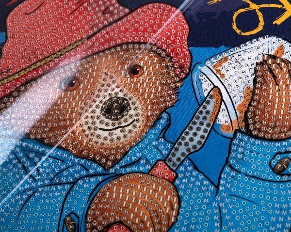 Paddington Bear "Marmalade Sandwich" Crystal Art Card Kit 18cm