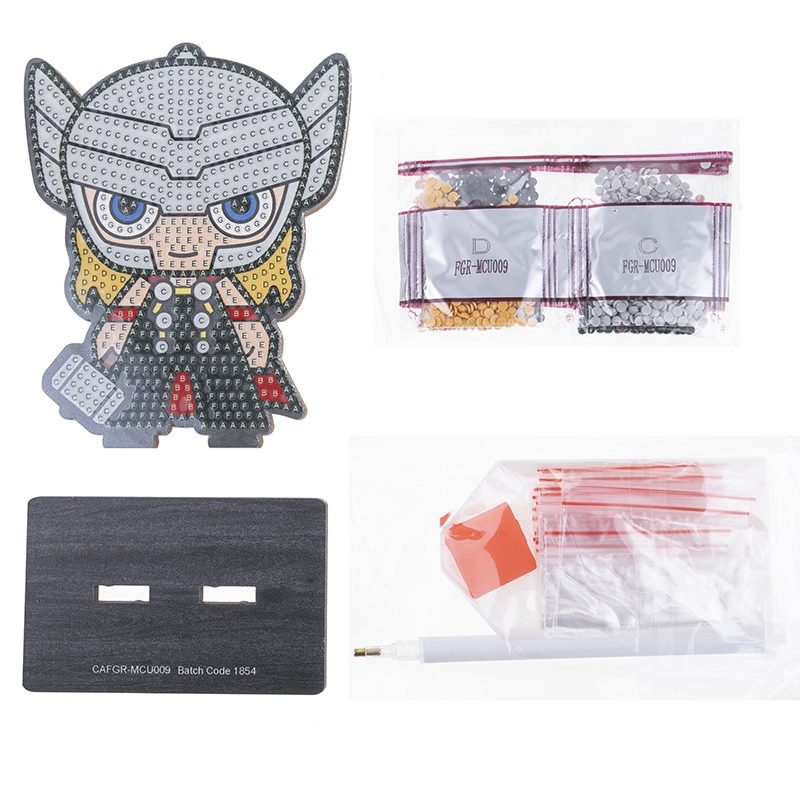 Craft Buddy 18cm DIY Crystal Art / Diamond Painting Card Kit - Marvel  Collection - Thor 