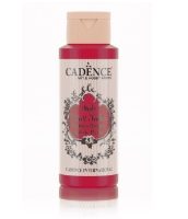 CHF637 Crimson Red Style Matt Fabric Paints Cadence Bottle