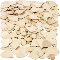 CH565791 Wooden Hearts Mosaics Shapes for Crafting and Stencilling