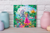 Princess & Unicorn Crystal Art Frame Kit 30cm