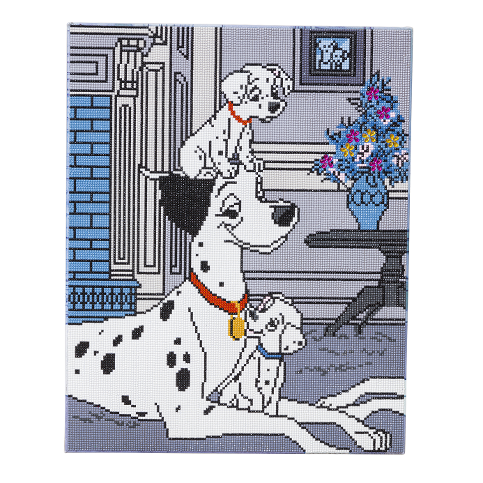 101 DALMATIONS.PONGO & PUPS CANVAS 40X50cm