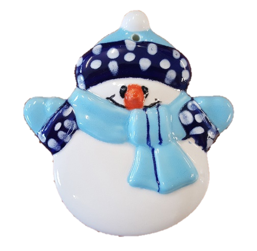 5120 Flat Snowman Ornament