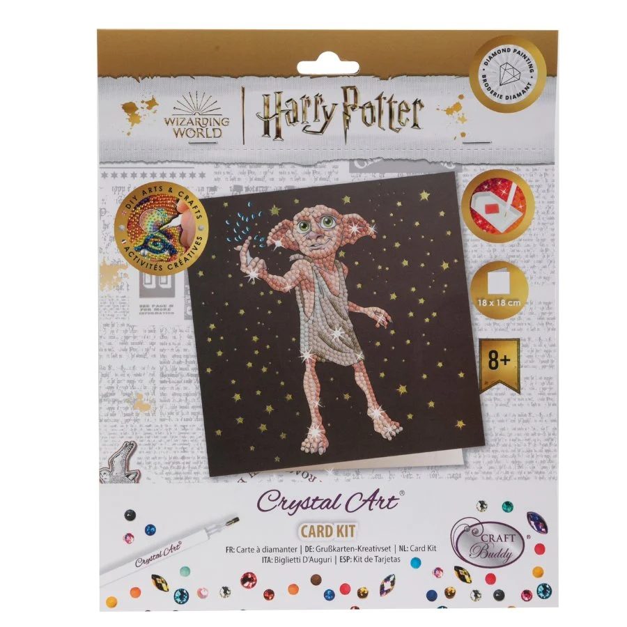 CCK-HPS403 Dobby-the-House-Elf_-Crystal-Art-Card-Front-Packaging_1-538523