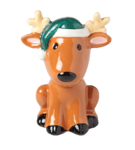 34385 Rudy Reindeer Tiny Tot Ceramic Blank Bisqueware Paint Your Own Pottery 