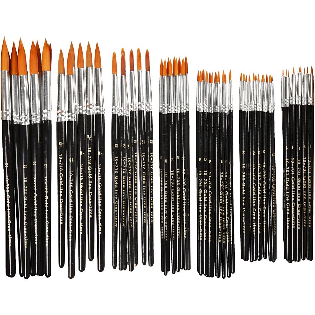 Paint Brushes 84pc Assorted- Multi Purpose