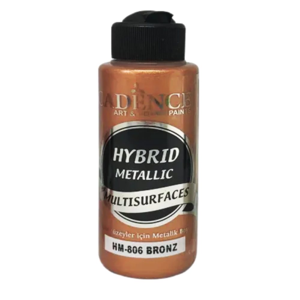 HM-806 Bronze - Hybrid Metallic Multisurface Acrylic Paint 120ml