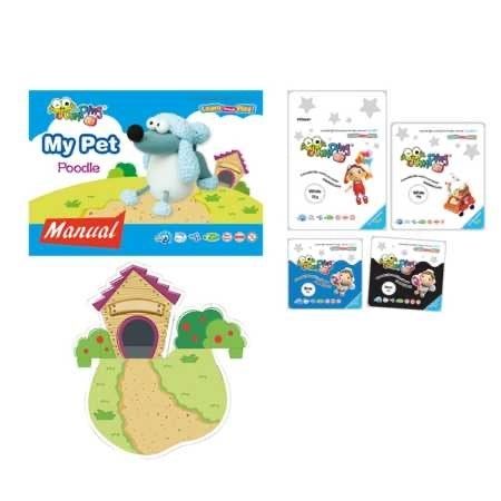 Poodle - Jumping Clay Modelling Kit
