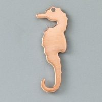 9931062 Little Seahorse  Copper Pendant- Enamelling Accessories