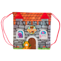 Castle Design Drawstring Bag (for Teddytastic Build your Own Bear Kits)