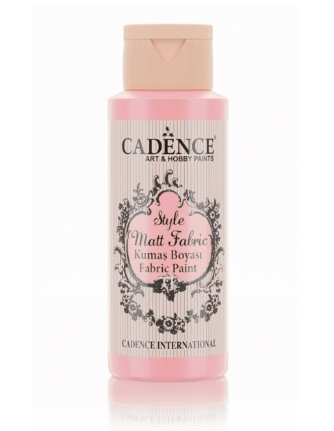 CHF611 Baby Pink Style Matt Fabric Paints Cadence Bottle