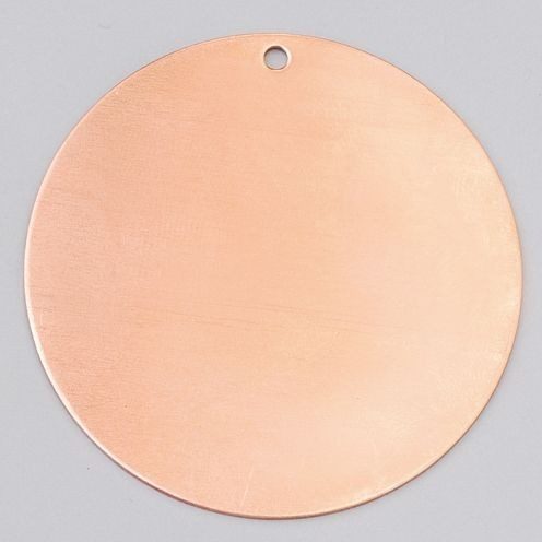 9918538 Round Copper Pendant - Enamelling