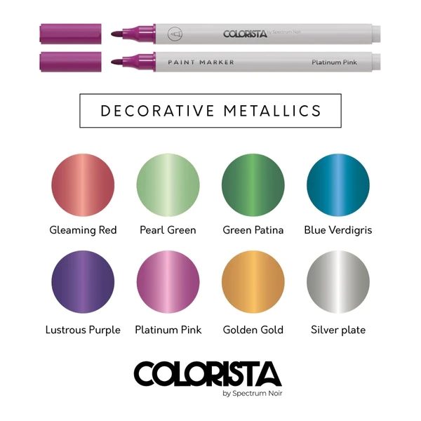Decorative Metallics - Paint Marker (8 pc)
