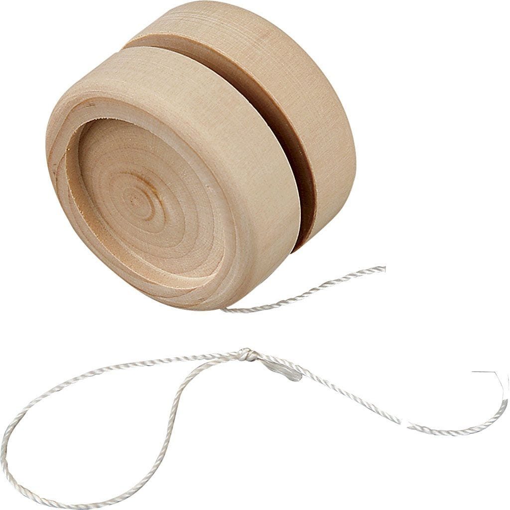 Yo-Yo - Wooden for Decorating