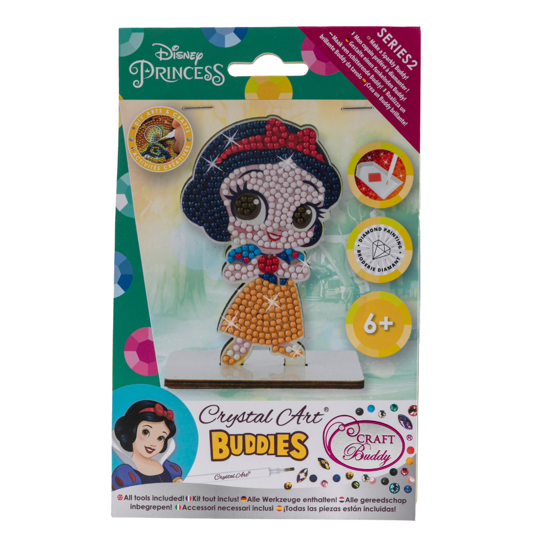 CAFGR-DNY003 Snow White - Crystal Art Buddy Kit front-packaging