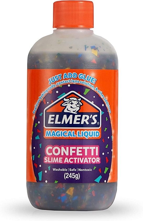 Elmers Confetti Magical Liquid for Slime Making 245g