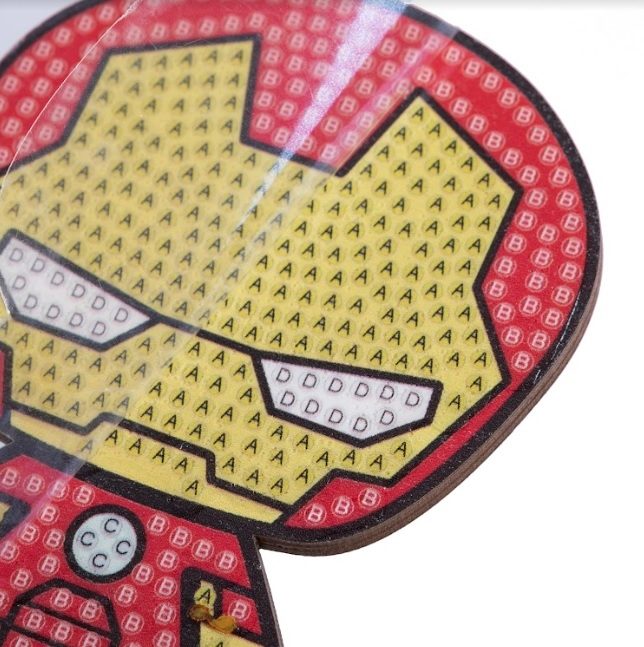 Iron Man- Marvel Crystal Art Buddy Kit 11x8cm approx