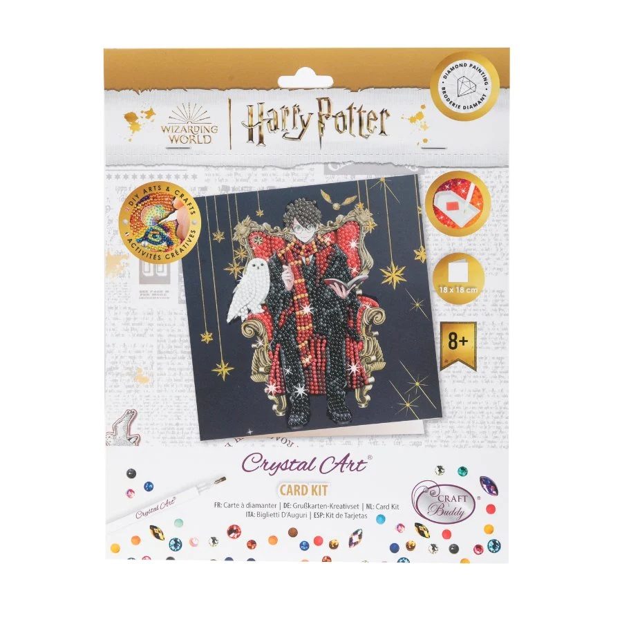 CCK-HPS402 Harry and Hedwig Harry Potter Crystal Art Card Kit Packaging