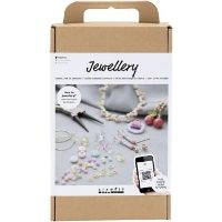 CH970857 Jewellery Starter Craft Kit, Vibrant Colours, Make Your Own Jewellery