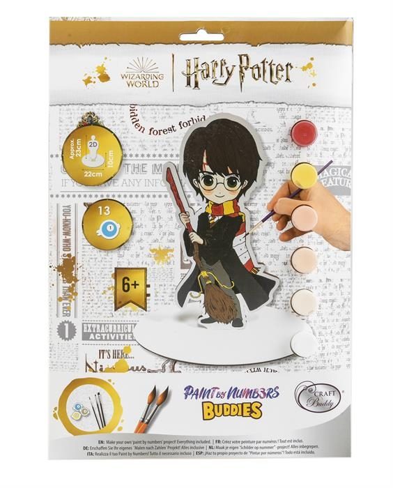 PBNBUD-HPS001 Harry Potter XL Paint by Numbers Buddy Kit- Packaging