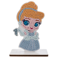 CAFGR-DNY004 Cinderella - Crystal Art Buddy Kit front-view