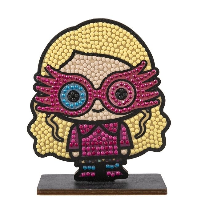 CAFGR-HPS009 Luna Lovegood- Harry Potter Crystal Art Buddy Kit completed