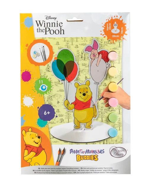 PBNBUD-DNY001-Winnie the Pooh Paint By Numbers Buddy- Packaging