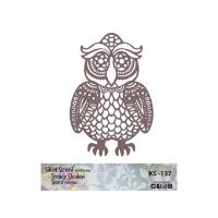 Owl Stencil (25x25)