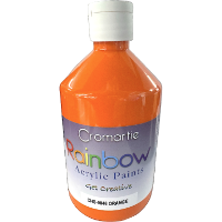Orange-  Cromartie Rainbow Acrylic Paint 500ml