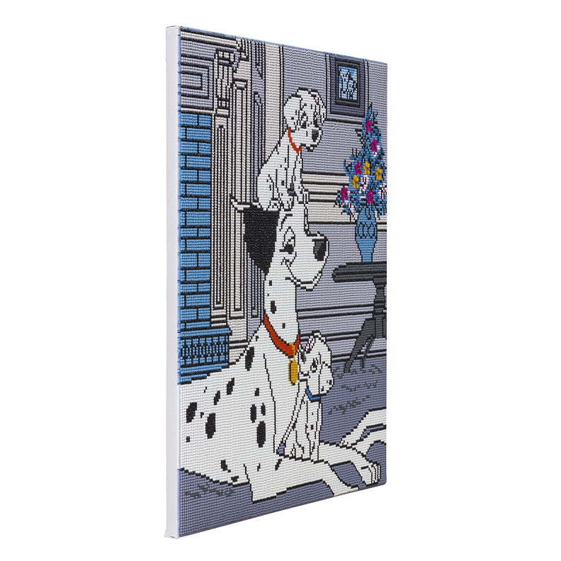 101 DALMATIONS.PONGO & PUPS CANVAS 40X50cm