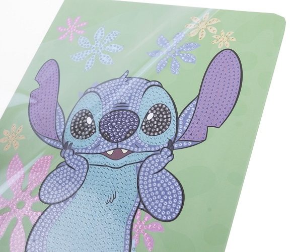 CANJ-DNY604 Stitch Crystal Art Notebook Kit closeup template