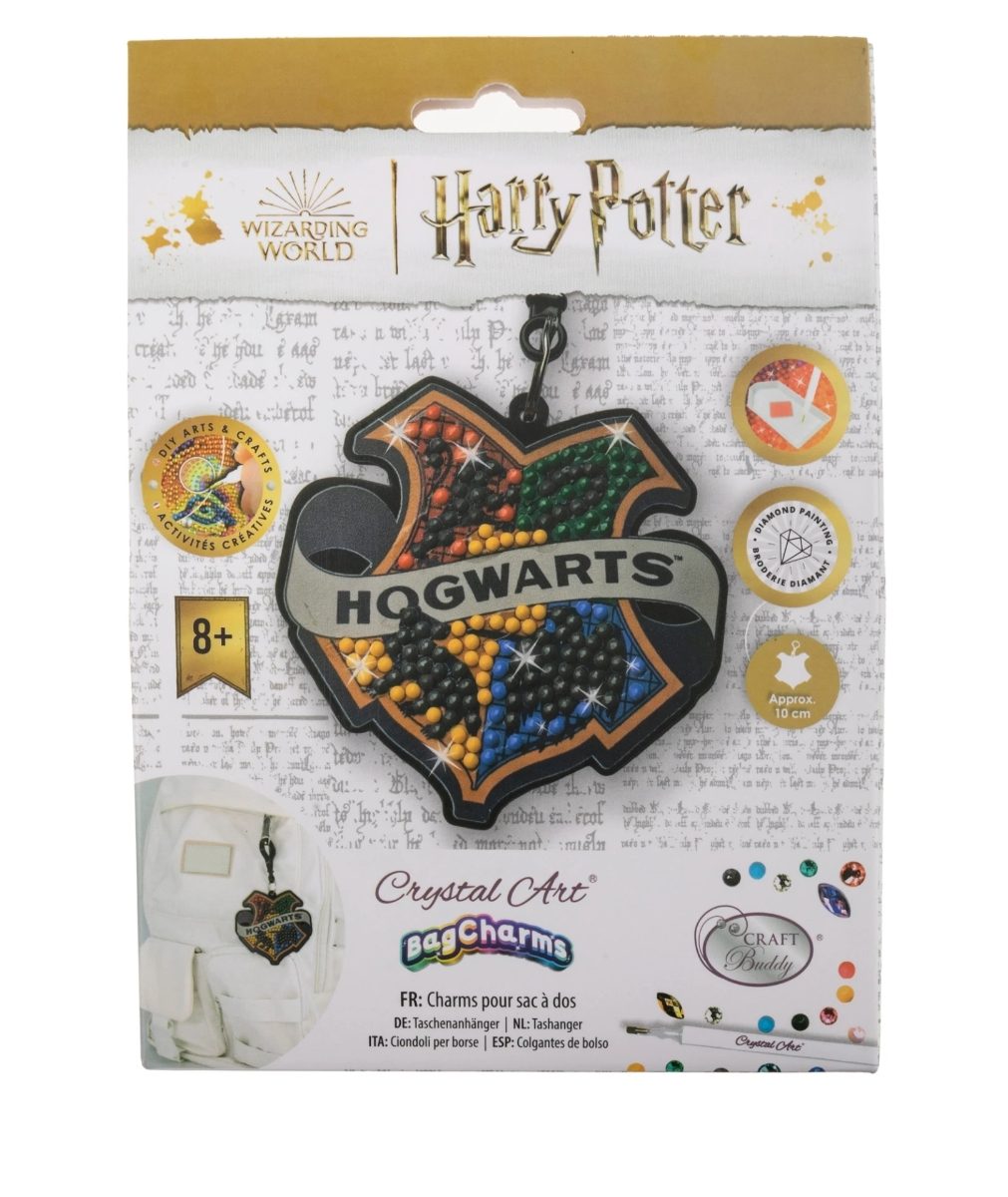 CABC-HPS002 Hogwarts Crystal Art Bag Charm Kit Harry Potter Package