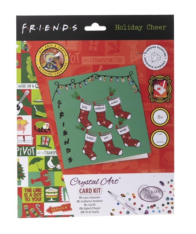 Holiday Cheer- Crystal Art Card Kit 18cm