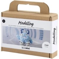 CH977652 Modelling Craft Kit Foam Clay Silk Clay Air Dry Kit Monster Bobby angled