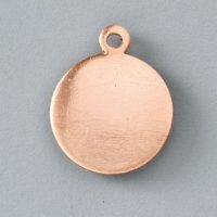 9931712 Round Copper Pendant- Enamelling Accessories