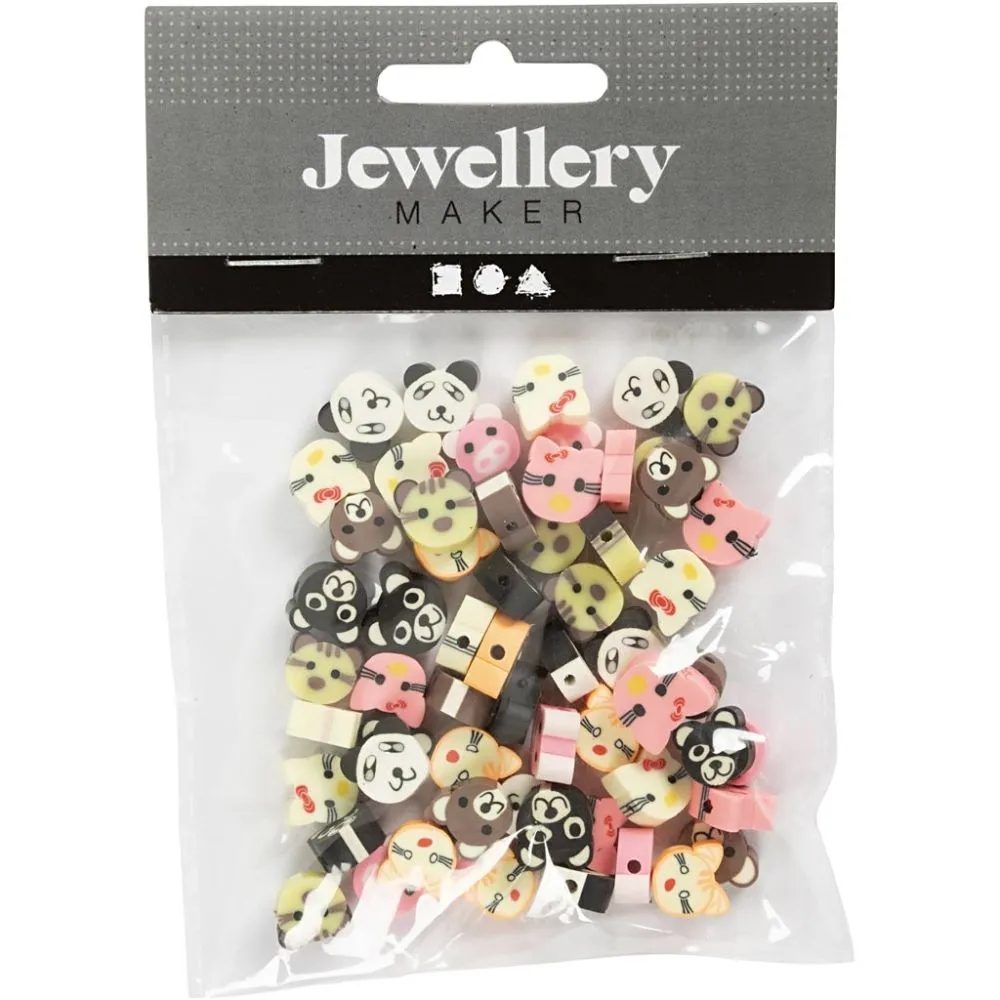 CH696180 Figure Beads for Jewellery, Animals, Packaging