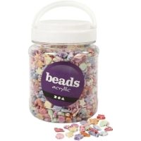 Pastel Shell Bead Mix (700ml tub)