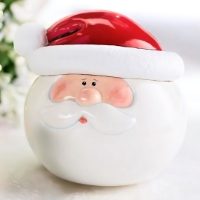 Santa Head Cookie Jar