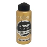 HM-800 Gold - Hybrid Metallic Multisurface Acrylic Paint 120ml