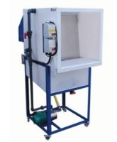 CH7076a wet back spray booth with stand