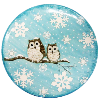 1005 Tuscany Coupe Dinner Plate with Owl Design