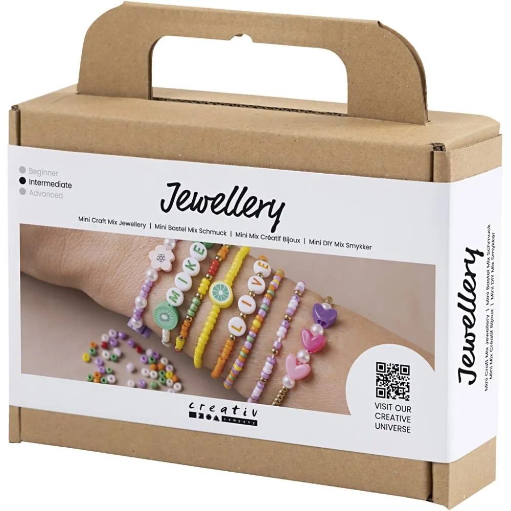 CH977616 Mini Craft Mix Jewellery, Colourful Bracelets Packaging